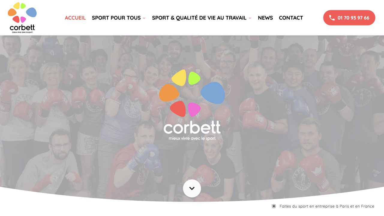 Capture du site de Corbett
