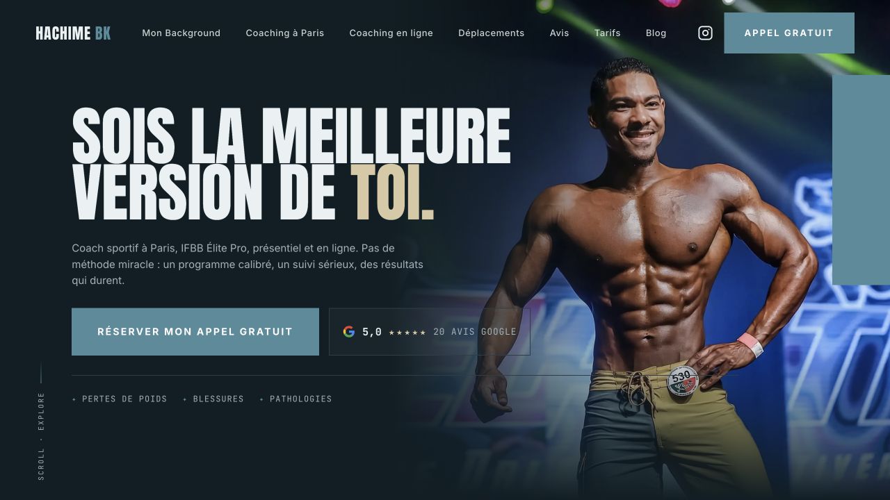 Capture du site de Hachime BK